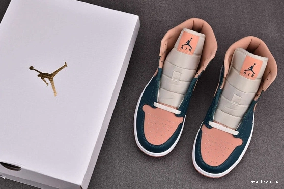 1 (W) Teal BQ6472-308 BQ6472-308 Mid Dark Green  Jordan 0423